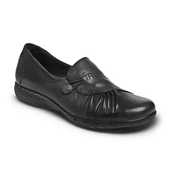 Cobb Hill Rockport Paulette Leather Slip-On Comfort Loafers Size 8 - Picture 1 of 9